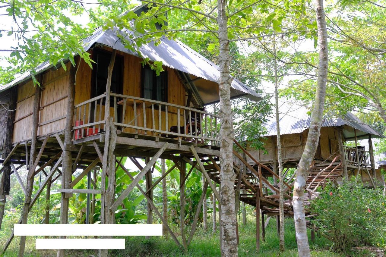 Sunny Field Eco Stilt House Villa Cat Tien Exterior foto