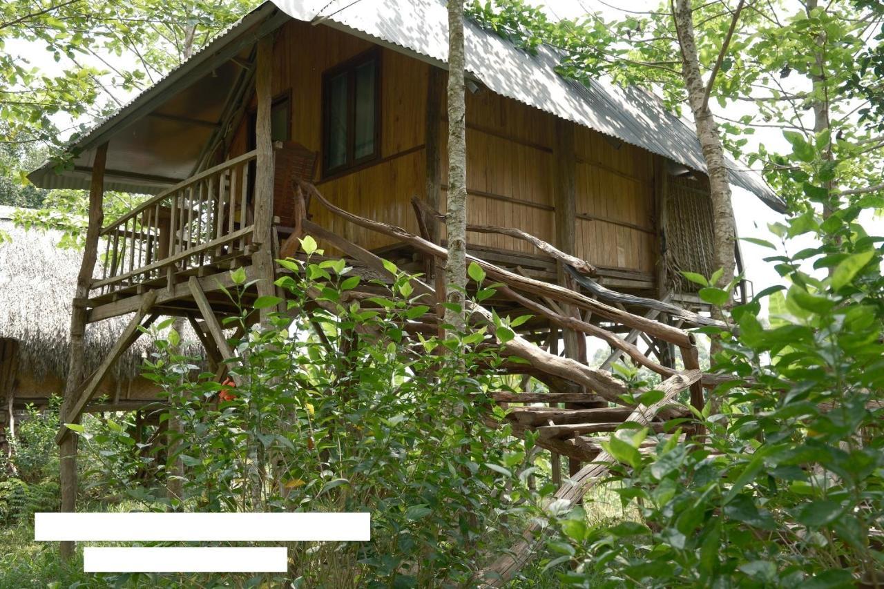 Sunny Field Eco Stilt House Villa Cat Tien Exterior foto