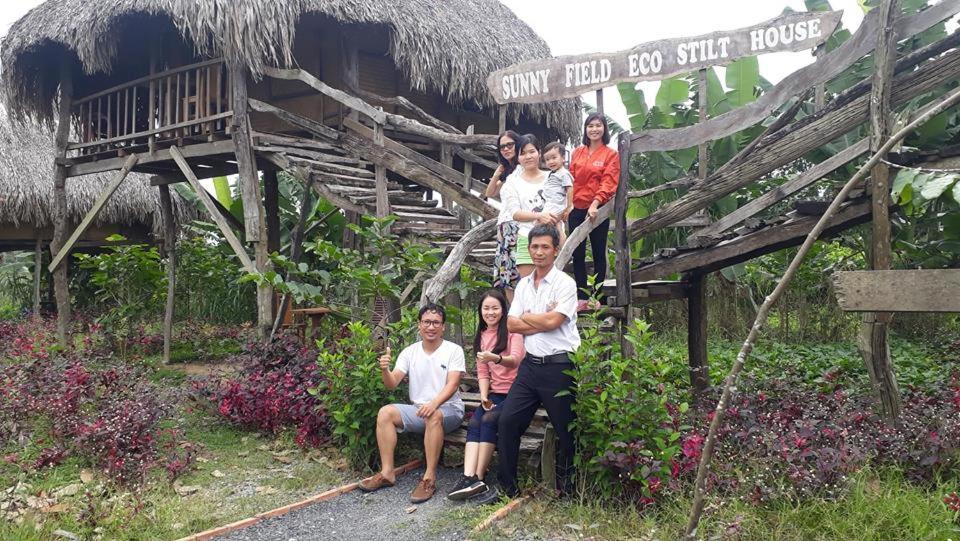 Sunny Field Eco Stilt House Villa Cat Tien Exterior foto