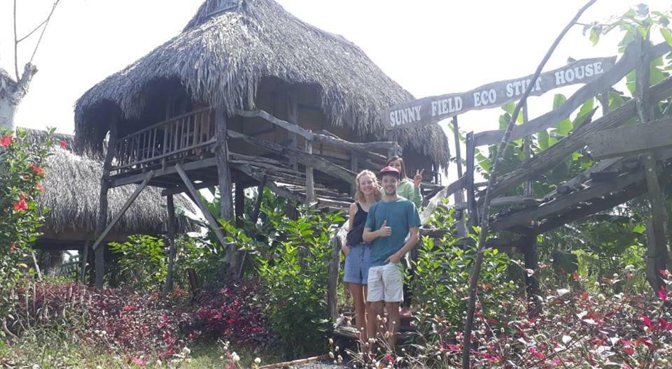 Sunny Field Eco Stilt House Villa Cat Tien Exterior foto