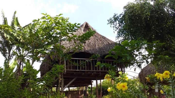 Sunny Field Eco Stilt House Villa Cat Tien Exterior foto